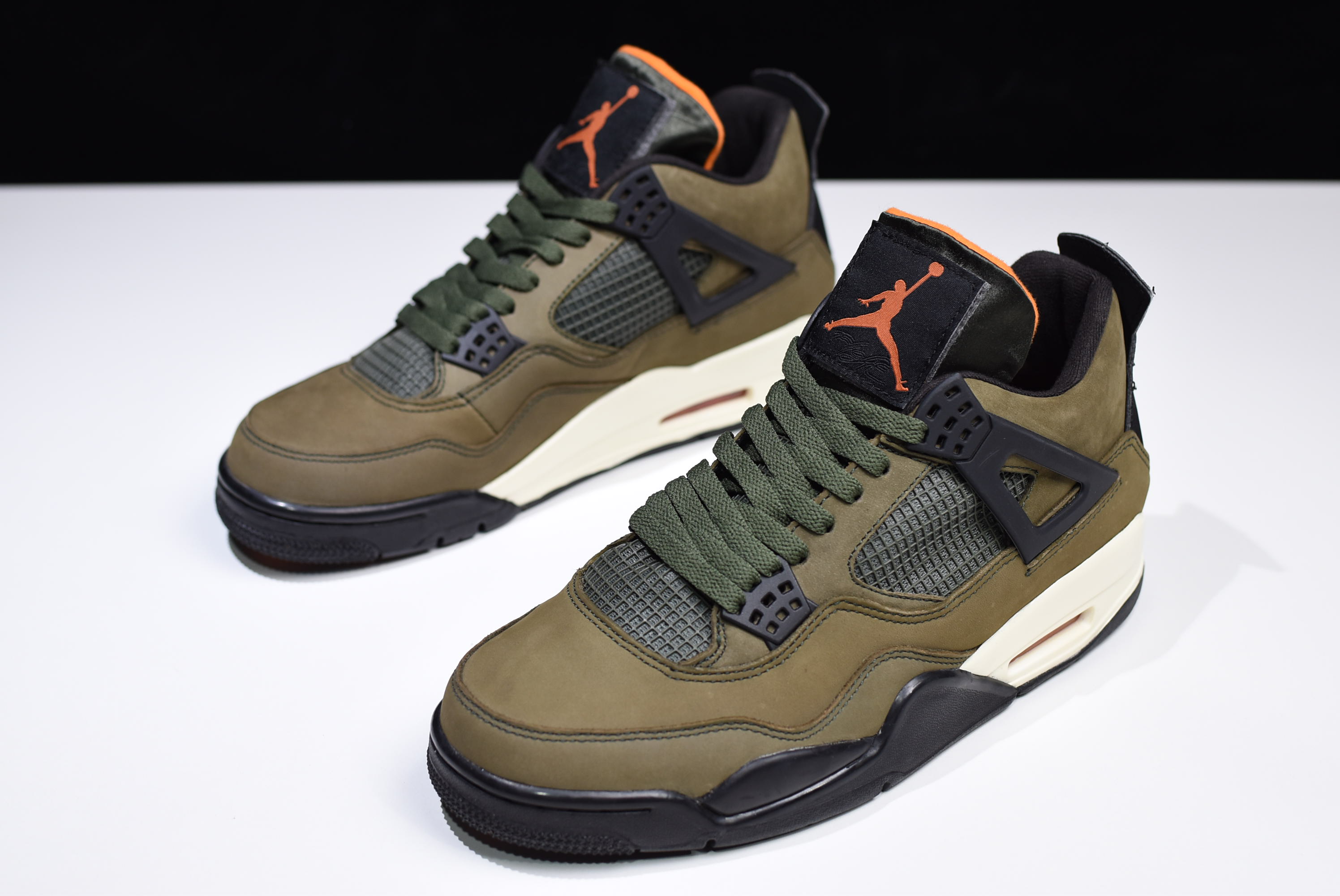 Undefeated x Air Jordan 4 Retro Deep Green Clem-Black Shoes